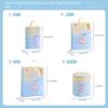 Cute Cartoon Pink Car Blue Puppy Laundry Bag Anti-deformation Storage Bag Protective Washing Bag with Handle Breathable