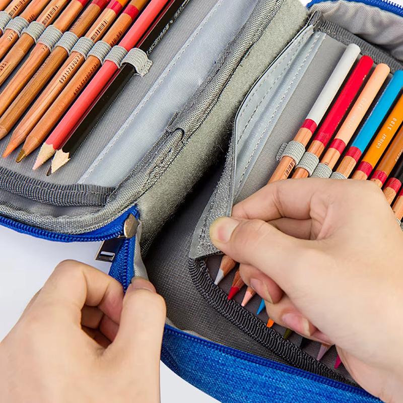 Large Capacity Pencil Case For Students Waterproof Pencil Case Art Supply Organizer Bag For Sketching Drawing Students Gift