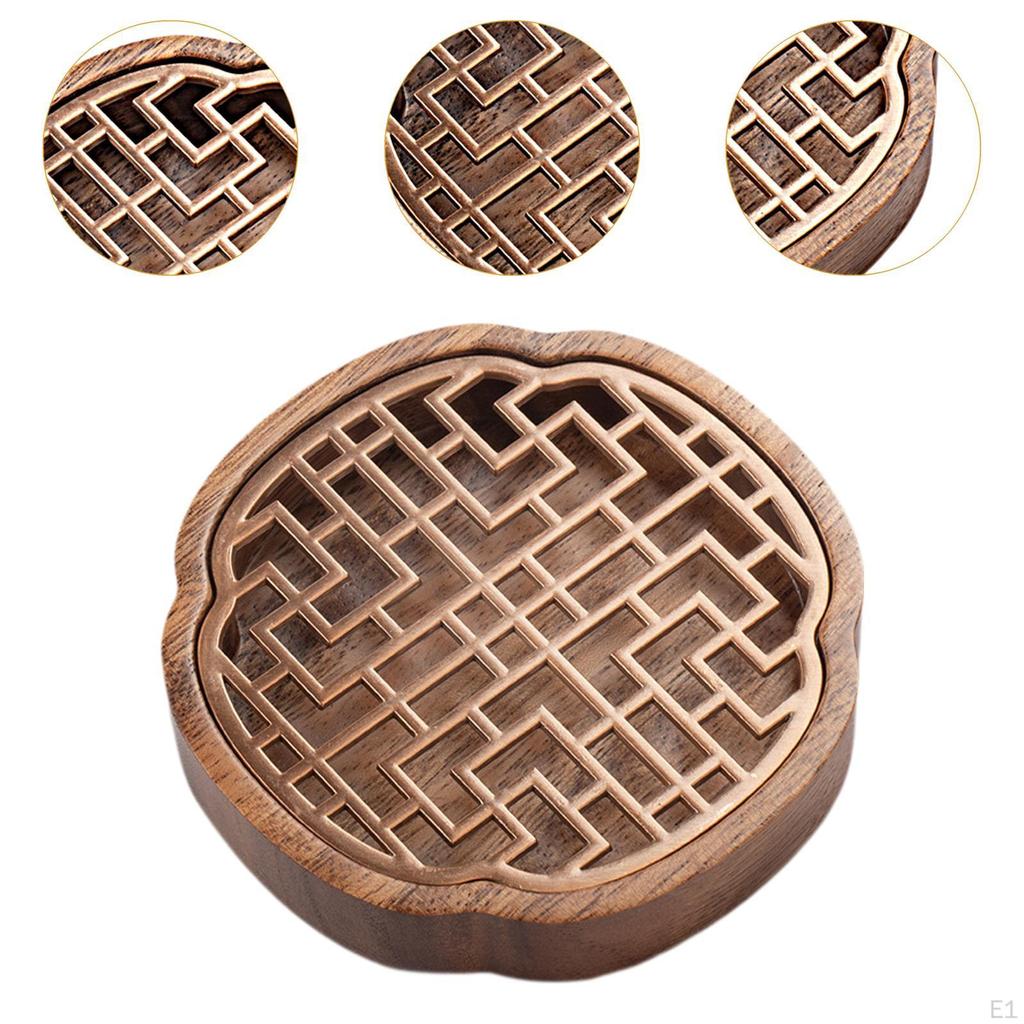 Wood Tea Tray Teapot Practical Enthusiasts Gifts Unique Decorative Convenient Hollow