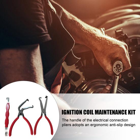 Wire Strippers Automotive Electrical Terminal Connector Separator Removal Tool 2-in-1 Straight Bent Head Disconnect Pliers