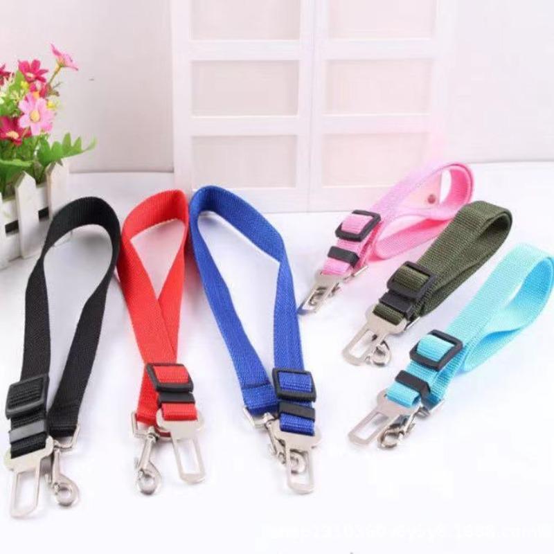 Pet products Car safety buckle Pet dog leash Car leash pad Fixed rope Safety belt
