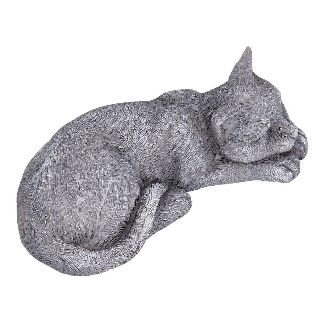 Imitation Stone Pet Memorial Tombstone Cat Dog Commemorative Resin Crafts Gravestone for Lawn Garden Outdoor Yard