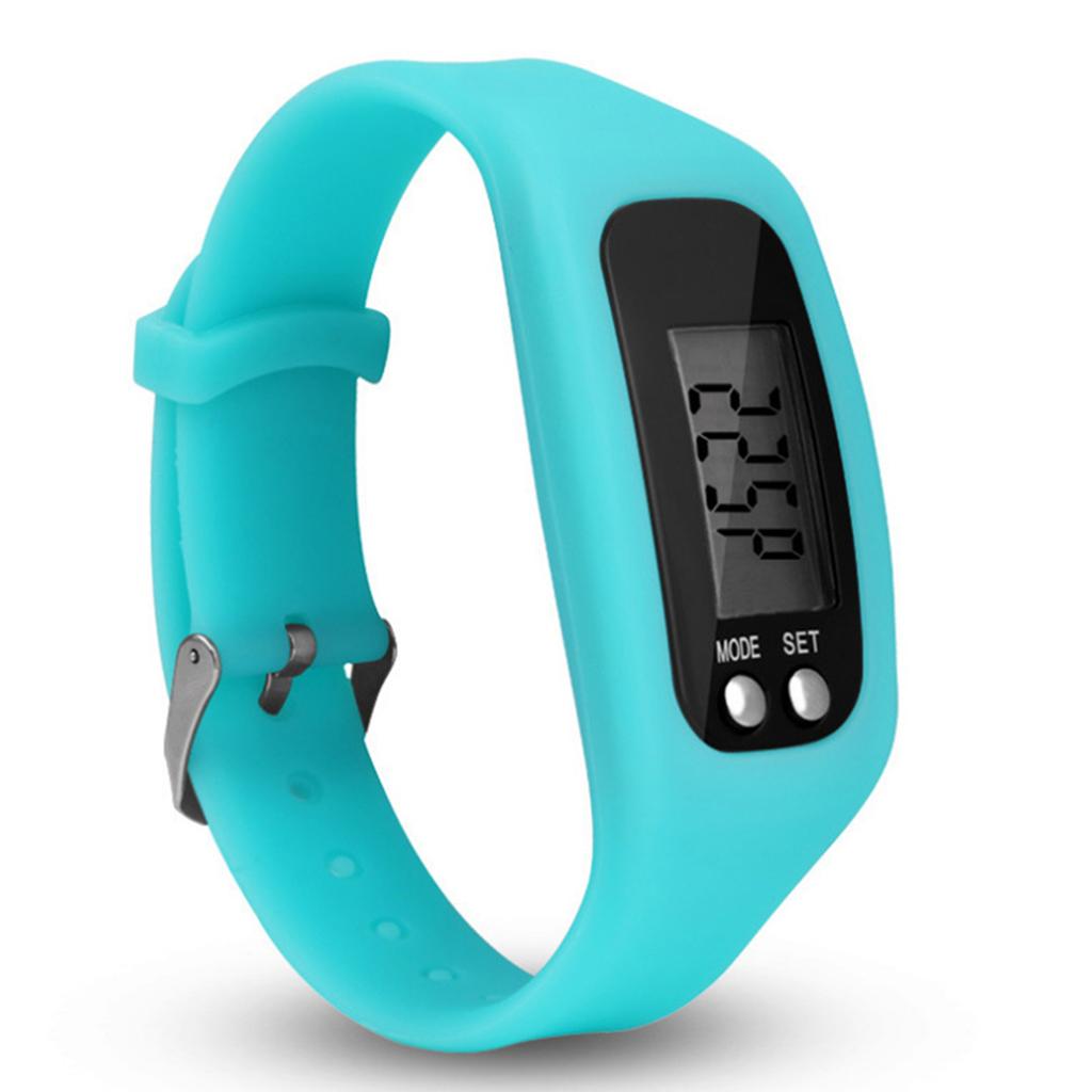 Pedometer Watch With LCD Display Walking Fitness Simple Operation Tracker Wrist Band And Digital Step Counter