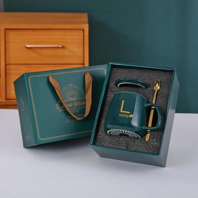 Tianyan 55°C Smart Heated Ceramic Mug Gift Set