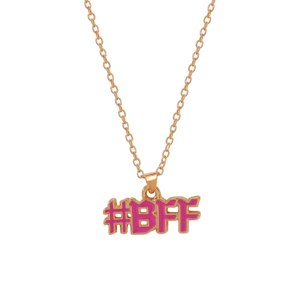 Small Pendant Jewelry Candy Ice Cream Rainbow Cloud Star Heart Flower BFF Joy Babe Charm Necklace Choker For Kids Girls Boy Gift