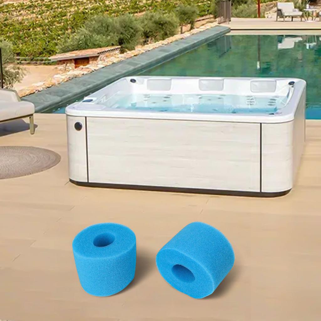 Replacement Foam Filters for S1 VI Spa System 2 Pack Washable Sponge for Efficient Water Cleaning and Cost Savings