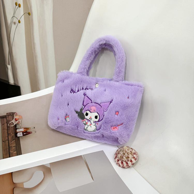 Melody Plush Handbag With Pp Cotton Filling For Kids And Girls Gift Idea Kuromi