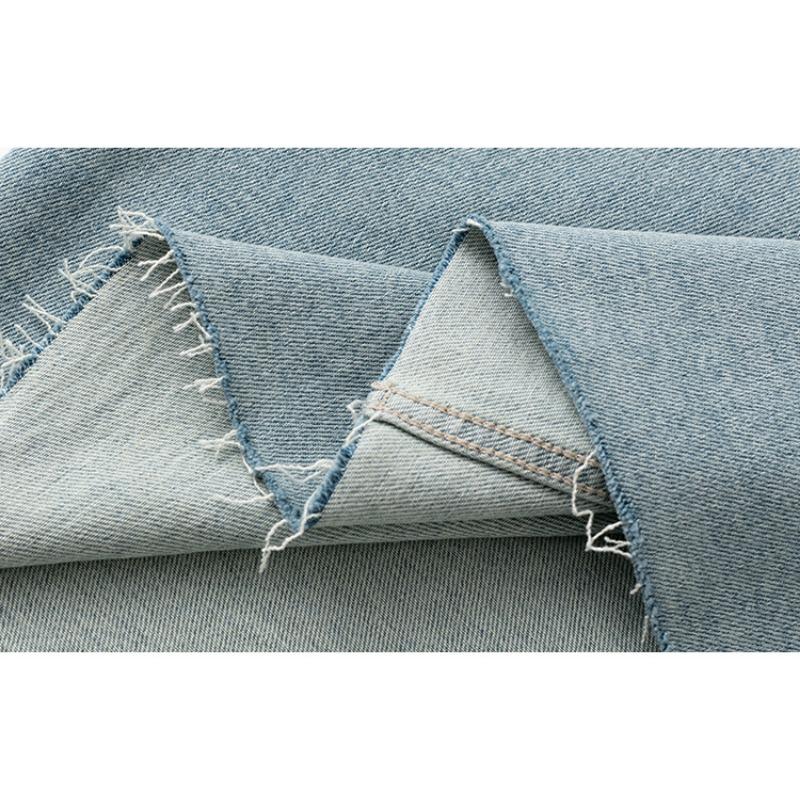 Women's Slit Denim High-waisted A-line Skirt A Summer Versatile Loose Skirt