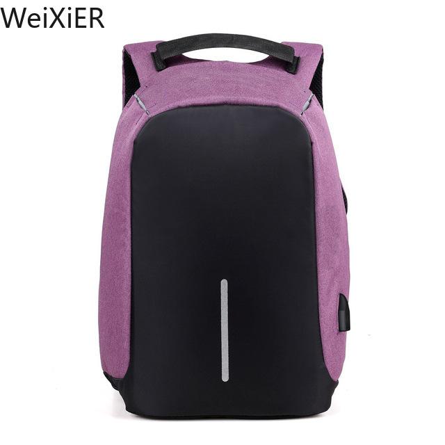 Women's Handbag and Backpack Anti-theft Bag Men Laptop Rucksack Travel Large Capacity Business USB Charge College Student School Shoulder Bags