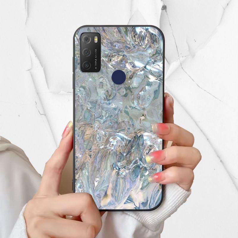 For Alcatel 1S 2021 Case 6025H 6025D Fashion Silicone Soft TPU Phone Cover For Alcatel 1 S 2021 1S(2021) Case Funda Coque Bumper