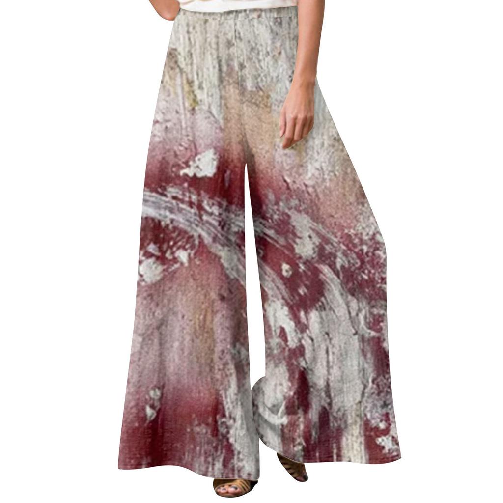 Damen Winter-Jogginghose mit Halloween-Print, Freizeithose aus Fleece, Jogginghose mit weitem Bein und gerader Hose