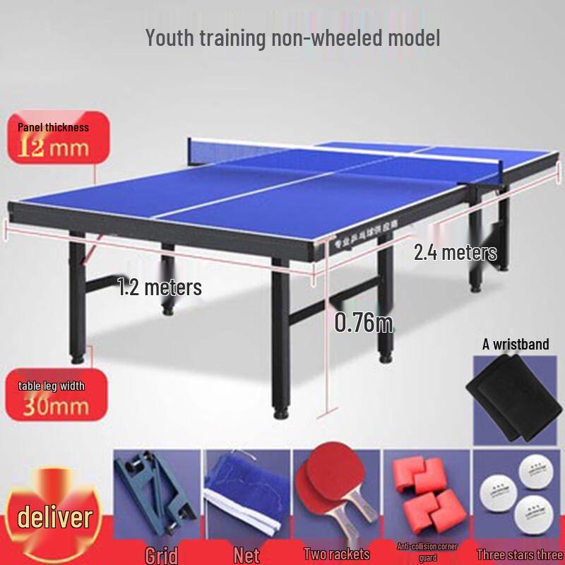 WEZHO Foldable Indoor Ping Pong Table