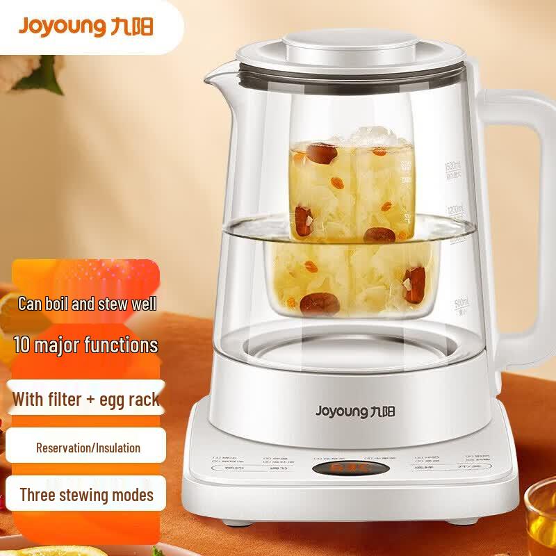 Joyoung K15-D11 1.5L Glass Multi-function Health Pot CN plug (adapter included)