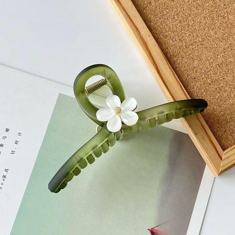 1pc Fashionable flower clip, high-end hair clip, temperament, back of the head hair, shark clip headband, hair accessory