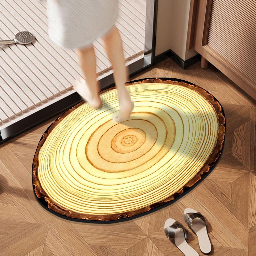 Bathroom Door Absorbent Mat Quick Drying Mat Dirt Resistant and Non Slip Bathroom Mat