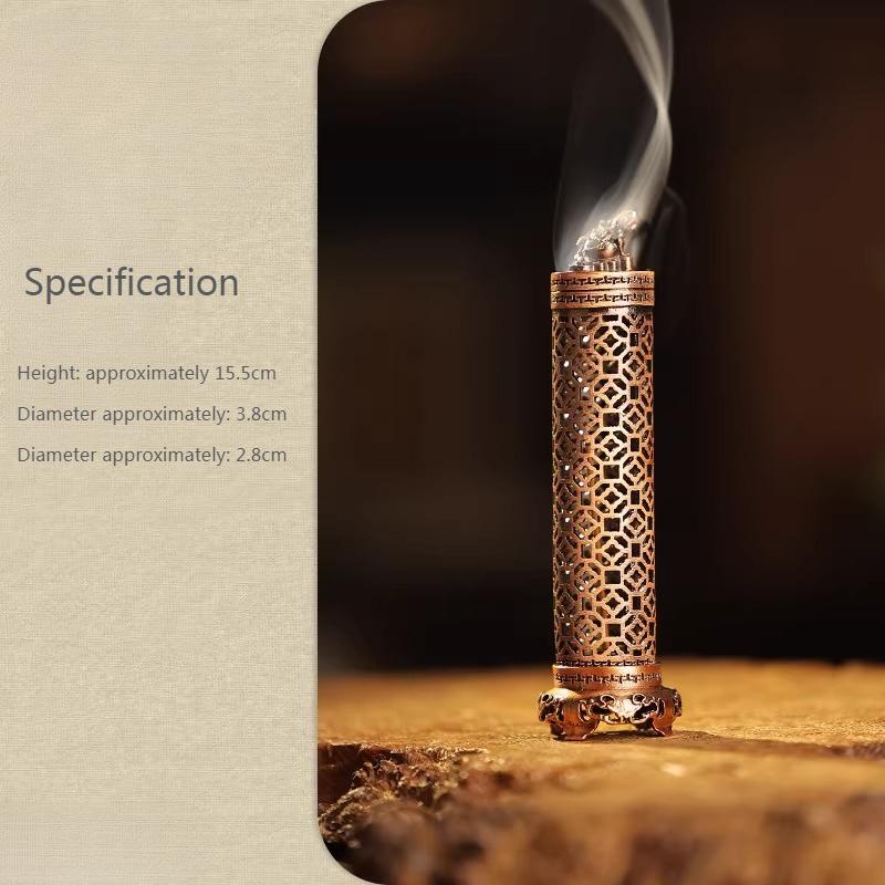 

Vertical Alloy Incense Burner/household Interior Incense Stick Base Office Living Room Study Bedroom Air Purification Products