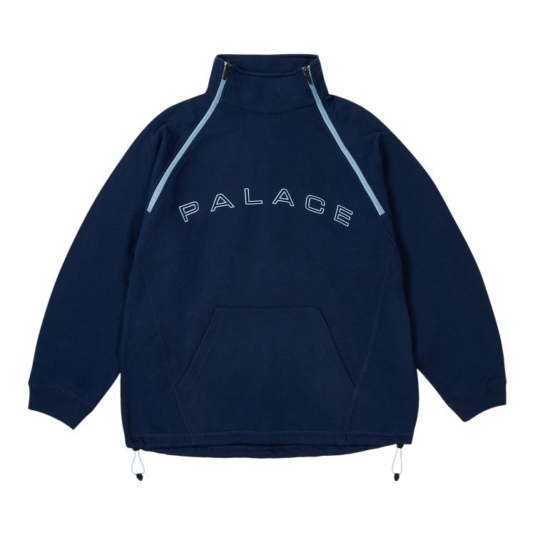 

Palace Double Zip Funnel Navy Unisex Tops Blue P27CS044 S