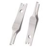 Stainless Steel Fishing Line Tweezers Cutter Lures Rings Loop Opener Quick Split Rings Opener Mini Size Fishing Pliers