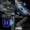 10000LM 100W Powerful Led Flashlights Tactical Built-in Battery Flash Light USB Mergency Spotlights Scalable Zoom Outdoor Multifunctional