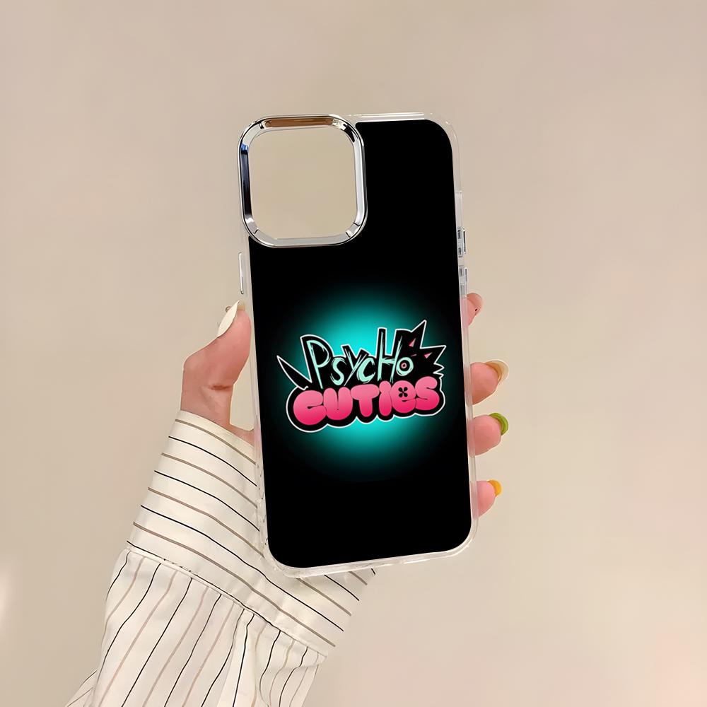 Animation P-Psychocuties Phone Case For IPhone 17 Air 16 15 14 13 12 11 Pro Pro Max Plus Transparent Soft Cover iPhone17 Pro