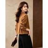 D.F.DEAR Autumn Lapel Button-Down Blouse