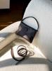 Genuine Leather Cowhide Small Tote Button Bags For Women Luxury Designer Handbag And Purses 2025 New Fashion Shoulder Crossbody