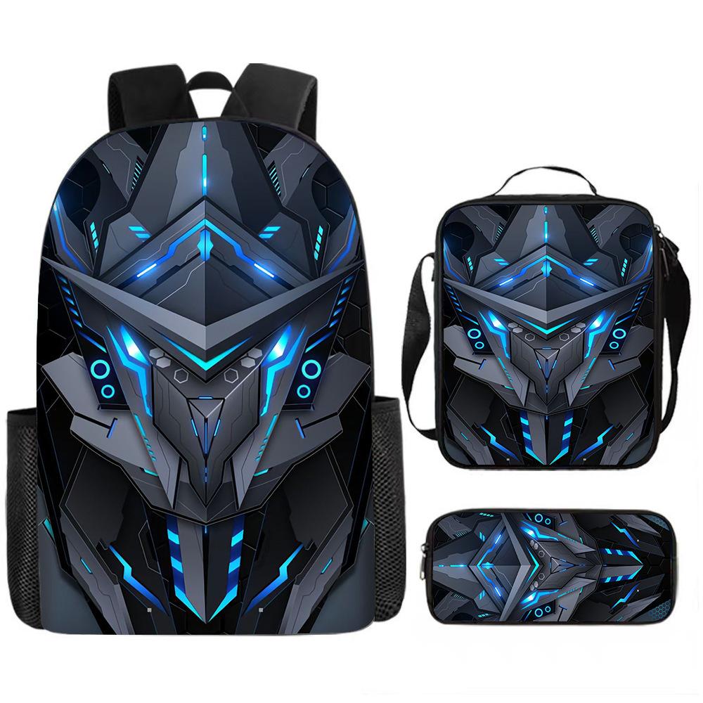 Klassieke Populaire Alfabet Lore Student Schooltassen Unisex 3D Print Oxford Waterdicht Notitieboek Multifunctioneel Reizen Rugzakken