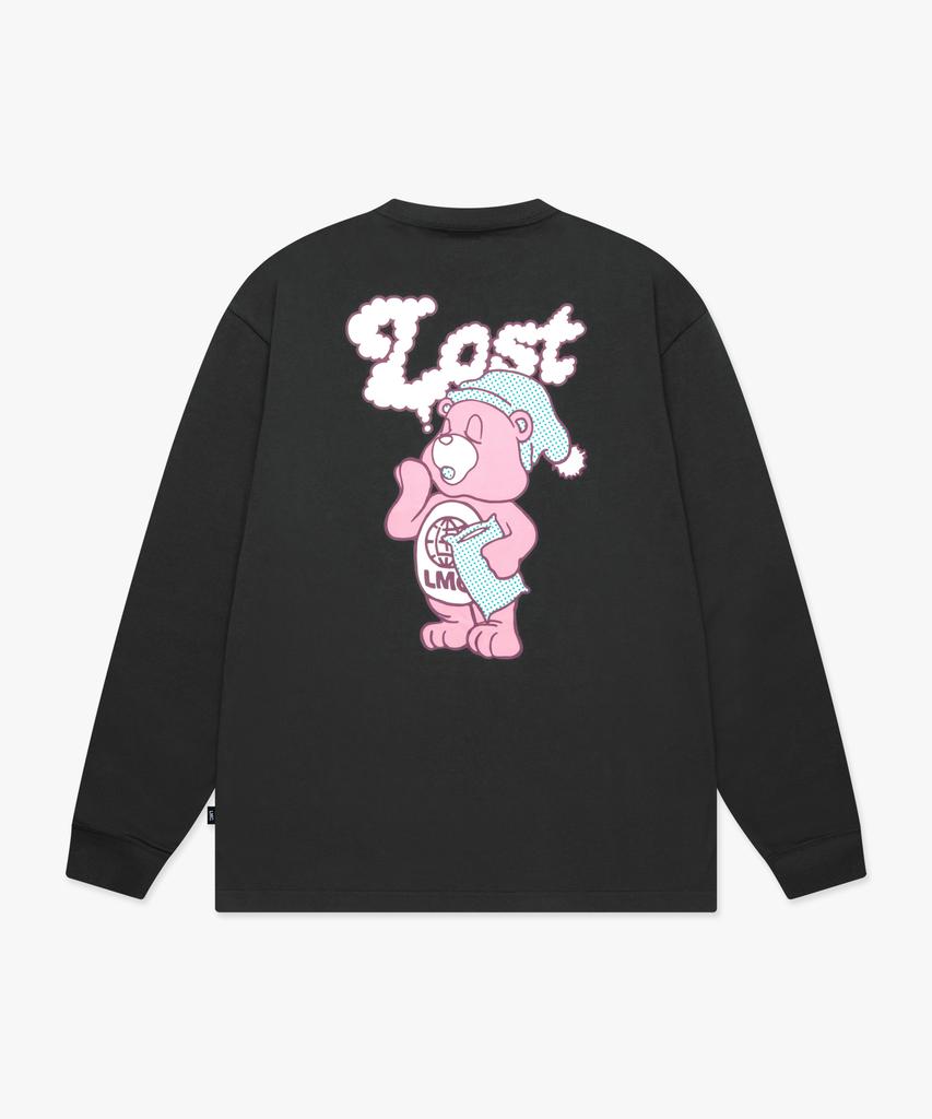 LMC Sleeping Bear Long Slv Tee Charcoal