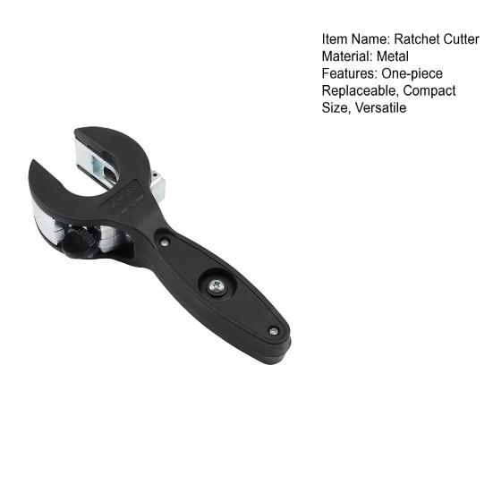 Cutter Set with Replaceable Steel Ratcheting Pipe Blades Compact Cutter Stainless Steel Aluminum Pipes