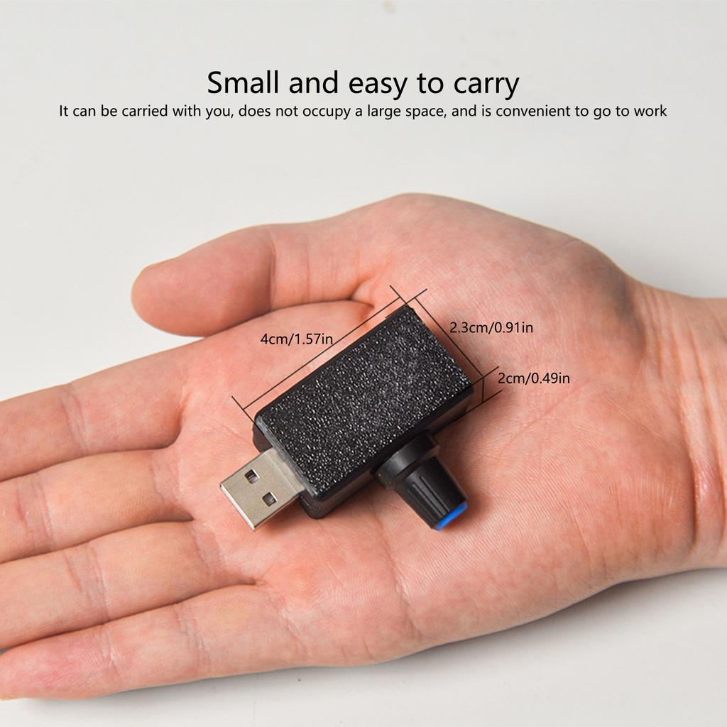 USB Fan Speed Controller 5V Power Adjustable Cooling Module With On/Off Switch For Home Office Use