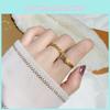 Plated Gold Fashionable Adjustable Heart Twisted Ring Unique Design For Gifts Women