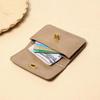 Retro Lock Buckle Women's Wallet: Solid Color Multi-layer Card Holder & Coin Purse