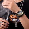 Fashionable Men's Watch Triangle Hollowed Out Luminous Fully Automatic Mechanical Movement Mechanical Watches Reloj Automático