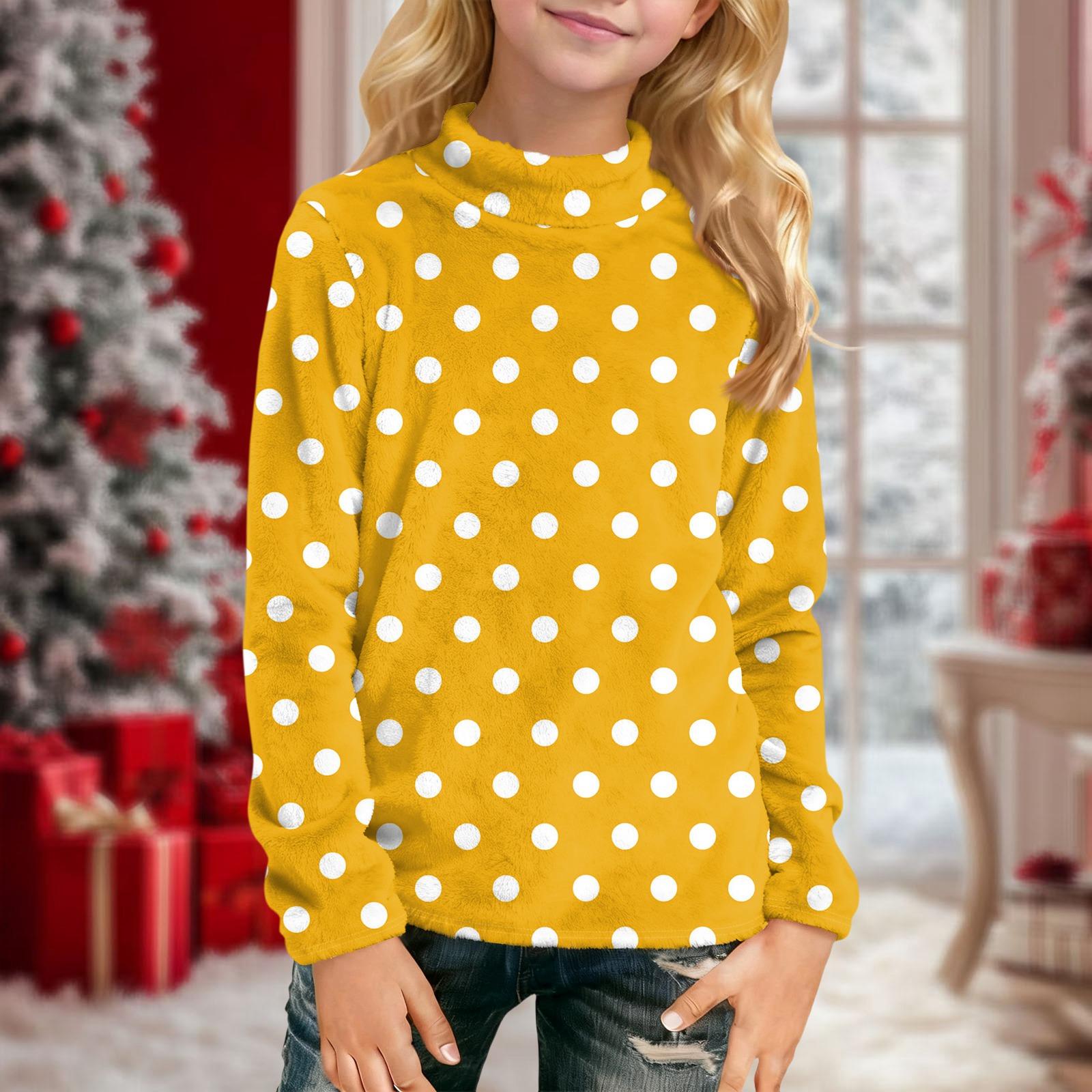 

Children s Daily Casual Long-sleeved Printed Tops T-shirt 160 жовтий