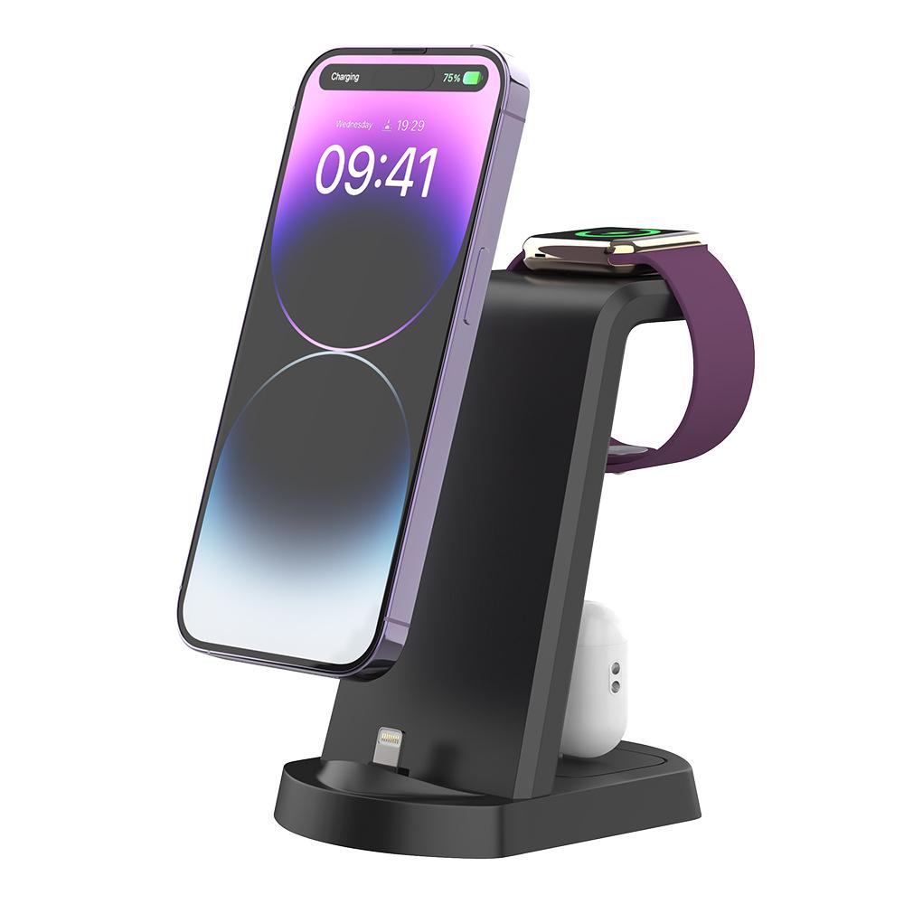 3-in-1 Foldable Magnetic 15W Wireless Charger for Apple Devices