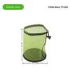 Golf Ball Holding Pouch Durable Drawstring Mesh Net Bag Hold 12/25/50 Balls Portable for Golf Training Competition Travel