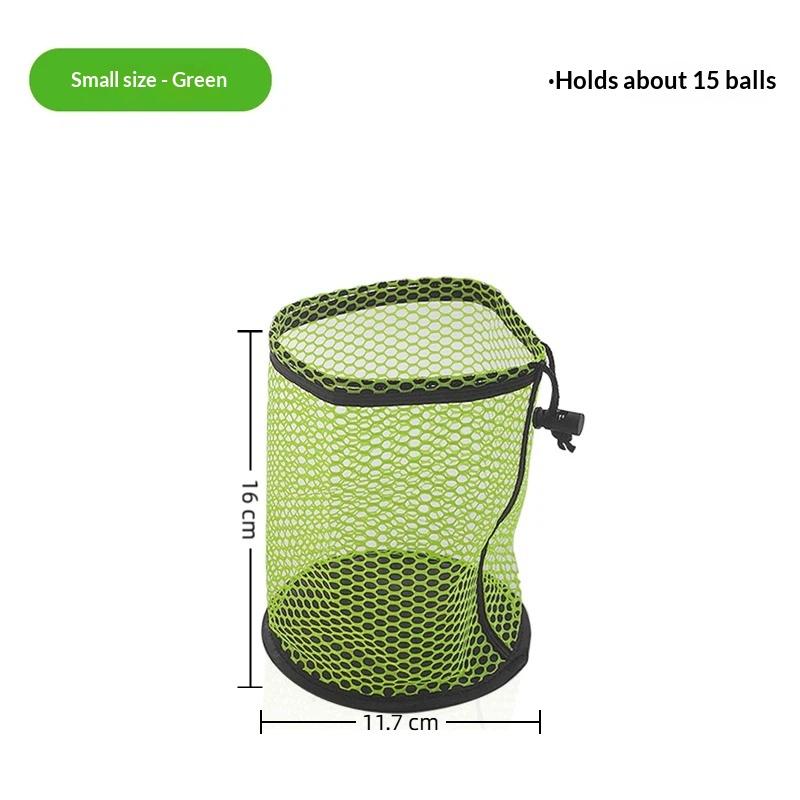 Golf Ball Holding Pouch Durable Drawstring Mesh Net Bag Hold 12/25/50 Balls Portable for Golf Training Competition Travel
