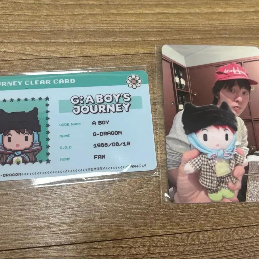 G-Dragon Kwon Ji-yong GD FAM Pop-Up Membership special gift photocard Set CLEAR SET