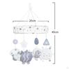 Baby Crib Plush Animal Pendant Bed Bell Toy Newborn Rattles Mobile for Ages + Months Boy and