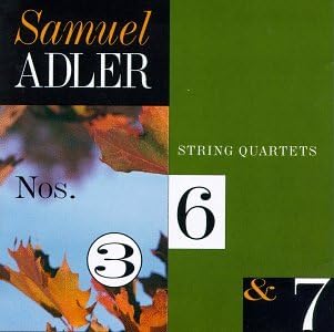 

CD ADLER; DEGAETANI - String Quartets 3,6 & 7 CD608 Non Japan Music Others Used