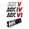 3D Metal MKIV MKV MKVI Logo Car Fender Emblem Rear Tail Trunk Badge Sticker For Volkswagen Golf MK4 MK5 MK6 MK7 Jett Passat