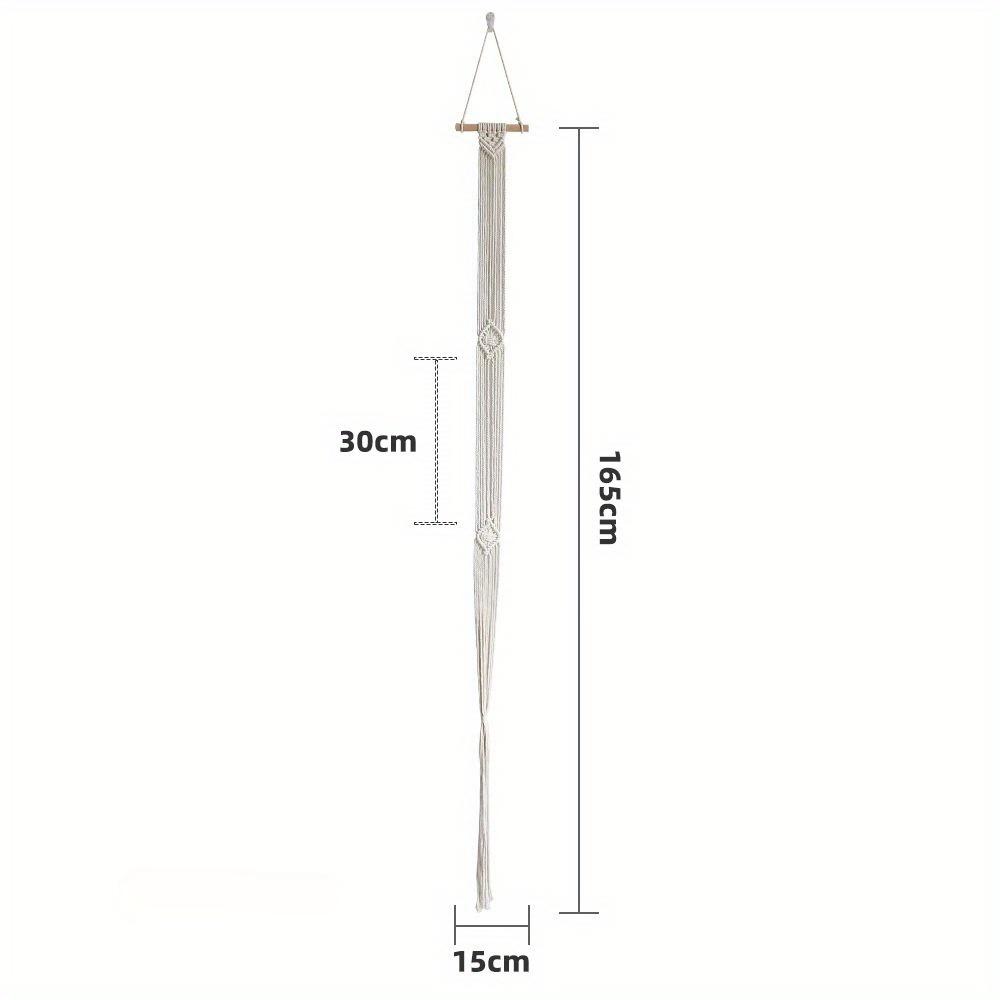 1pc Bohemian Braided Tapestry Hat Storage Lanyard Handmade Wall Mounted Hat Display Stand Decoration