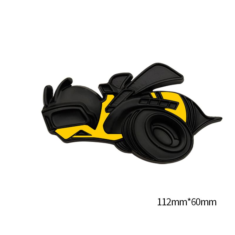 Metal 3D Car Sticker Bumblebee Emblem Badge Decals for Dodge Charger SRT8 SRT4 Chevrolet 6.4 Caravan SRT Durango Ram Accessories G8