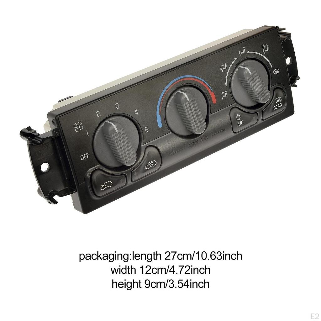 Climate Control Module Heater Compatible 9361345 Black Accessory for 1500 2500 Direct Replace