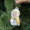 Cross border new product acrylic flat Christmas rainbow snowman set holiday gift home Christmas tree decoration pendant