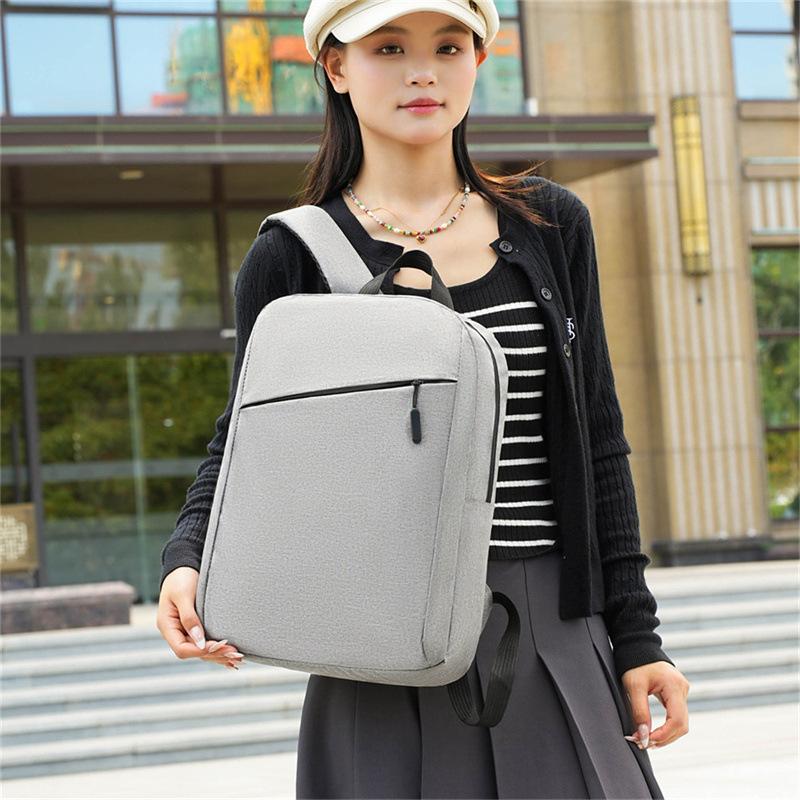 Schoolbag Casual Business Backpack Lightweight Large Capacity Laptop Bag Printable Logo Student School Bag Backpack Male