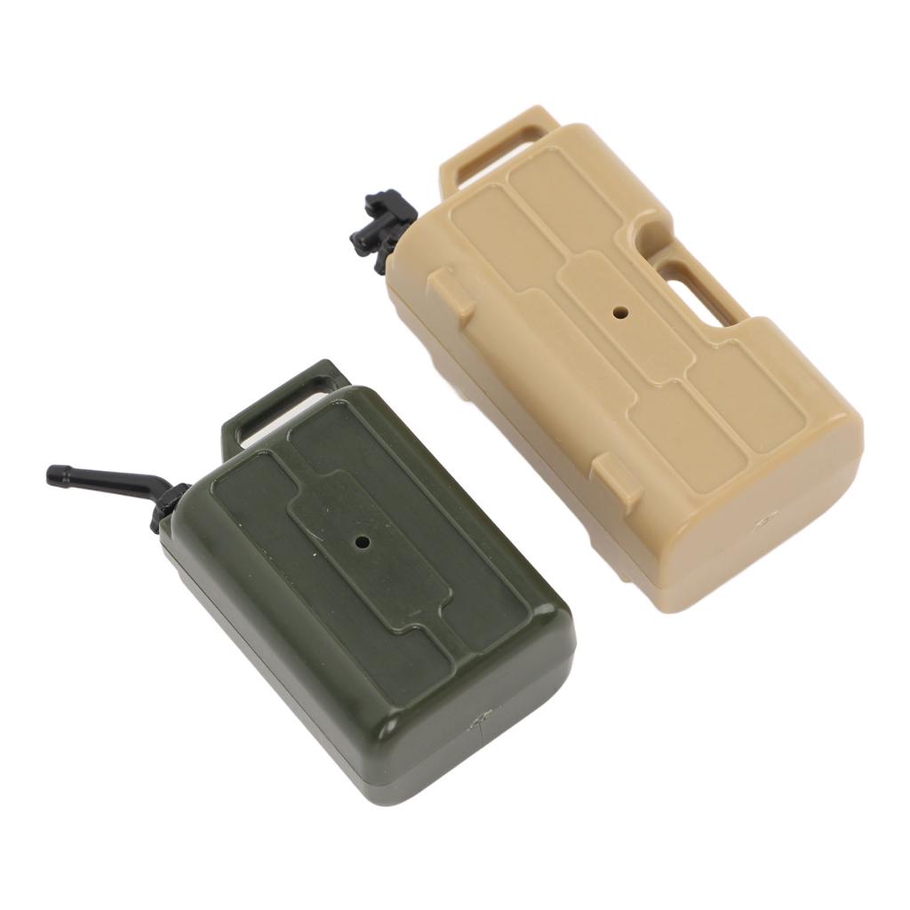 1Celsius10 Scale Simulation Gas Fuel   Can Set Plastic   Fuel   and   Gas Can for SCX10 1Celsius10 RC Crawlers