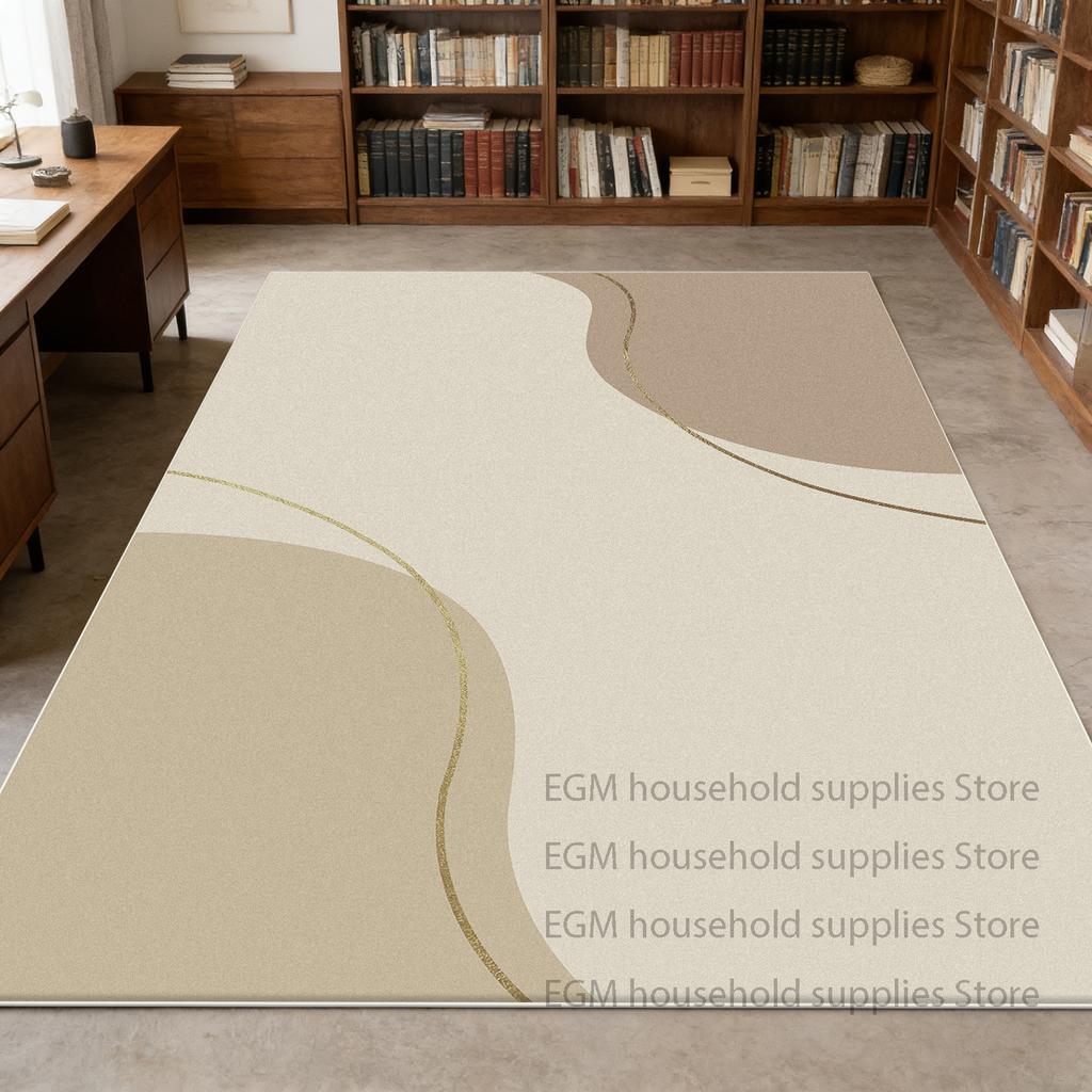 Light Luxury Carpets Abstract Living Room Decor Lounge Rug Large Area Bedroom Short Velvet Washable Non-slip Floor Mat Office