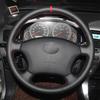 Hand Sewing Car Steering Wheel Cover For Toyota Land Cruiser 1995 - 2007 Tacoma