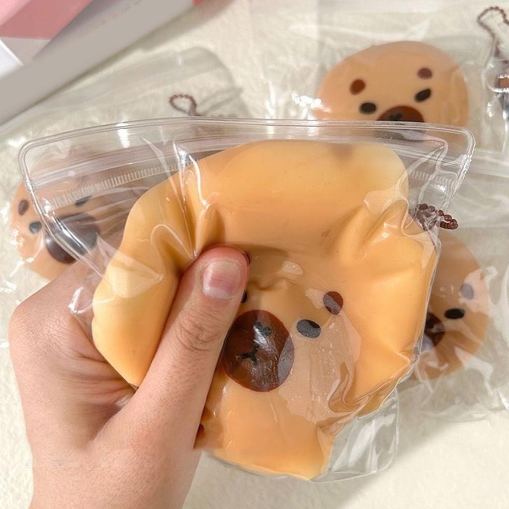 Jucărie Fidget cu Creștere Lentă în Formă de Capibara de Desene Animate, Jucărie pentru Reducerea Stresului, Jucărie Premiu pentru Ziua de Naștere/Sala de Clasă pentru Copii